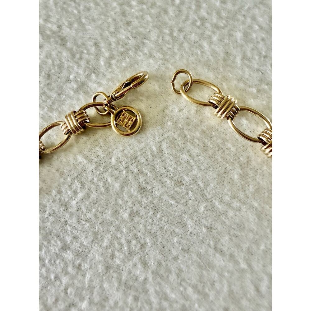 Long Givenchy Chain Necklace Gold Tone 18” - Picture 2 of 3